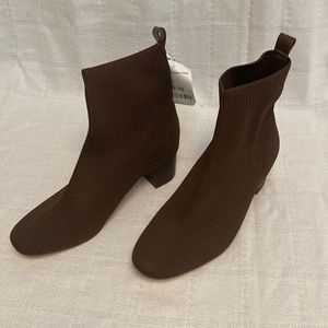 Joie chocolate brown heeled boots